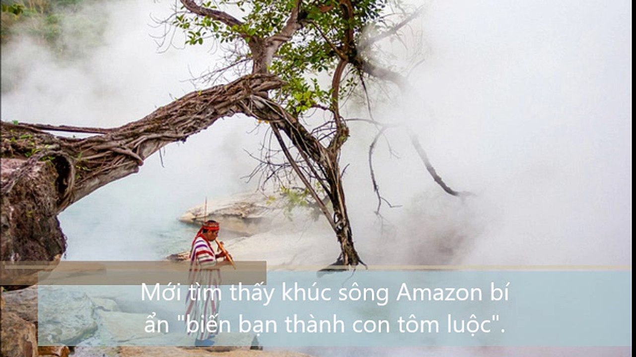 Mới tìm thấy khúc sông Amazon bí ẩn biến bạn thành con tôm luộc