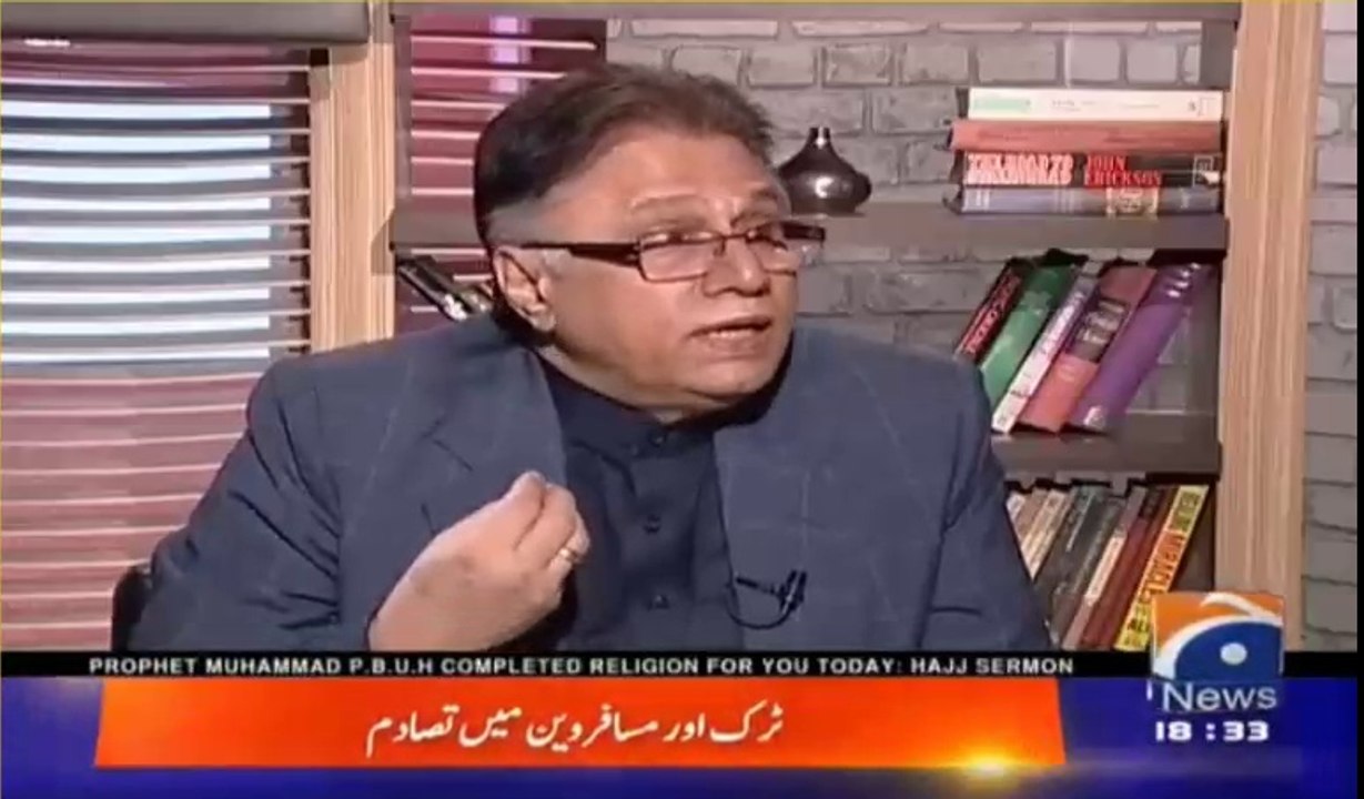 Tum Farooq Laghari ke gher Kia Laine Gaye thay ? Hassan Nisar gives a befitting reply to PML N for criticizing IK