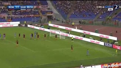 Fabio Quagliarella Goal HD - AS Roma 1-2 Sampdoria - 11-09-2016