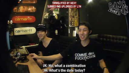 [ENG] 130508 J-Hope & Jungkook's log