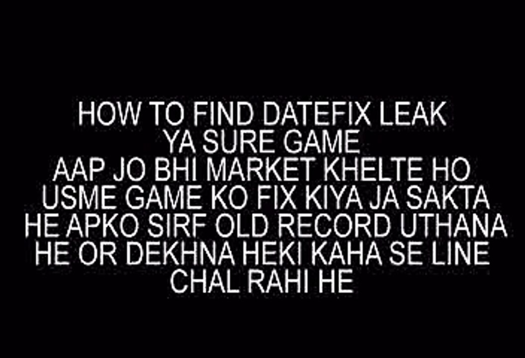 DATEFIX LEAK SURE MATKA GAME LIVE RESULT CHANDIGRAH
