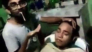 Whatsapp#funny #videos#Never go to your friends#Saalon#for#facial# Hahahah