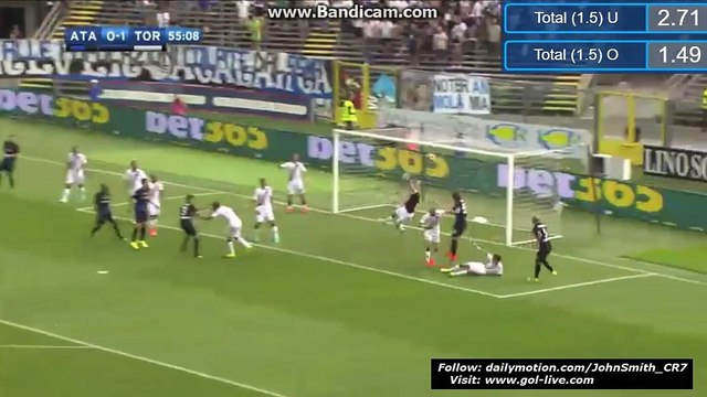 Andrea Masiello Goal HD - Atalanta 1-1 Torino 11.09.2016
