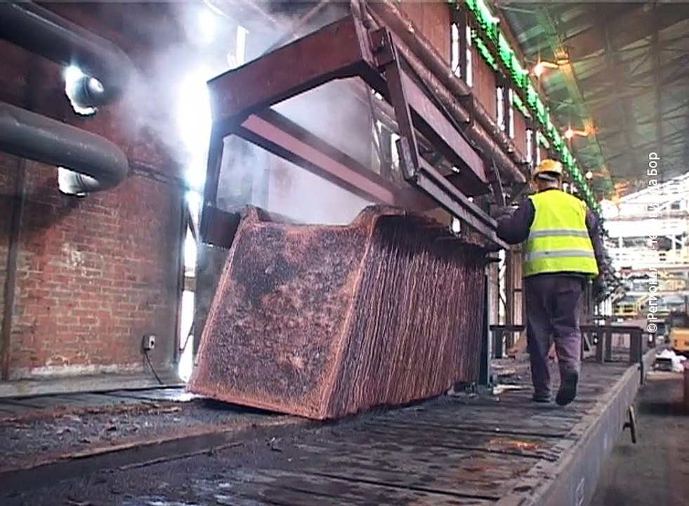 U avgustu 5.200 tona katodnog bakra iz RTB-a Bor, 11. septembar 2016. (RTV Bor)