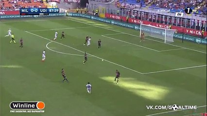 Stipe Perica Goal HD - AC Milan 0-1 Udinese 11.09.2016 Serie A