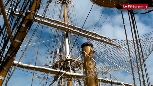 Brest. Visite du voilier école italien Amerigo Vespucci