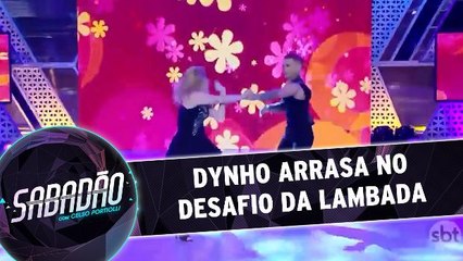 Dynho dança lambada e agrada o auditório