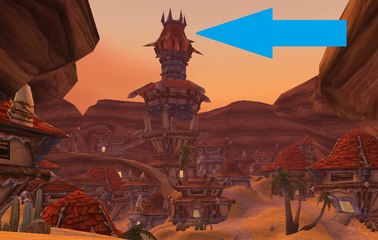 Wie man auf den höchsten Punkt von Ogrimmar gelangt (wow 3.3.5)