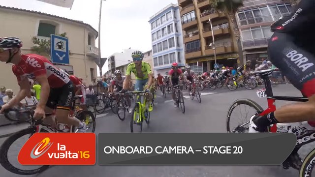 Onboard camera / Cámara a bordo - Etapa 20 (Benidorm / Alto Aitana. Escuadrón E. Aire) - La Vuelta a España 2016