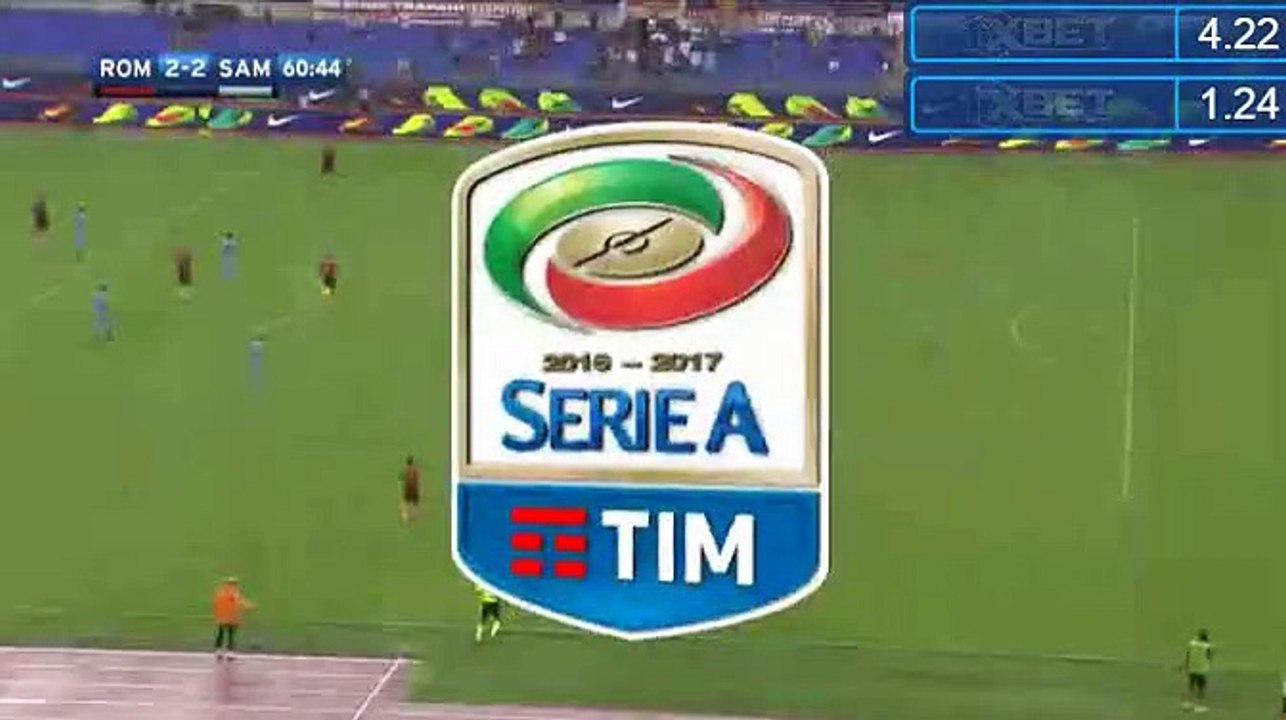 Edin Dzeko Goal HD - AS Roma 2-2 Sampdoria - 11-09-2016