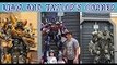TRANSFORMERS Optimus Prime Bumblebee and Hilarious Mean Megatron |  Universal Studios | LTC