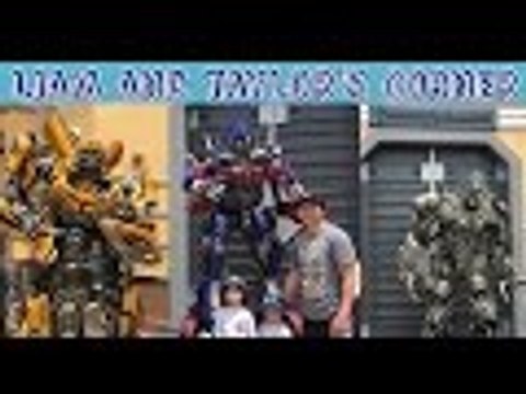TRANSFORMERS Optimus Prime Bumblebee and Hilarious Mean Megatron | Universal Studios | LTC