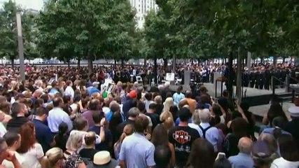 Commémorations du 11-Septembre : les Etats-Unis observent une minute de silence