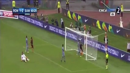Edin Dzeko Goal - AS Roma vs Sampdoria 2-2 Serie A 2016 2017
