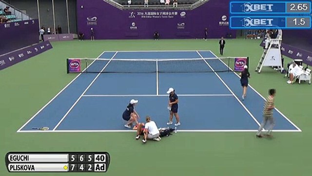 WTA - Tennis - Le drame de Misa Eguchi contre Kristyna Pliskova
