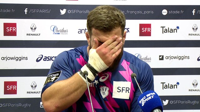 Top 14 Stade Français - Castres: réactions d'après match de Rabah Slimani