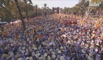 El batec conjunt de Barcelona, Berga, Lleida, Salt i Tarragona per la independència