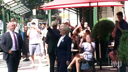Clinton says she's feeling better after falling ill at 9/11 memorial