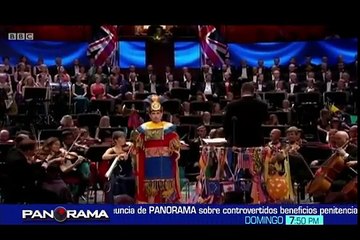 Orgullo peruano: Juan Diego Flórez cantó vestido de inca en Londres