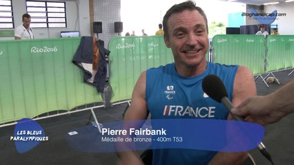 Pierre Fairbank - Médaille de Bronze 400m T53 - Jeux Paralympiques Rio 2016