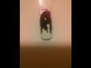 Blood/ Paint Drip Nails