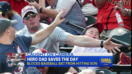 Hero Dad Saves Son s Head From Flying Baseball Bat