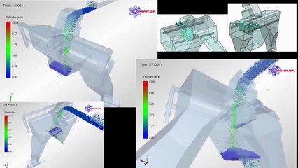 Video Comportamiento de Partículas Discretas - Chute de Muestra