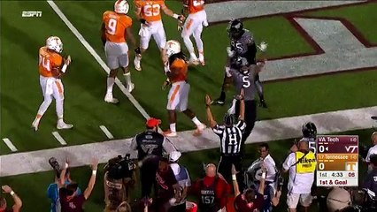 Tennessee vs Virginia Tech football 2016 highlights