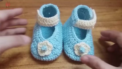 How to Crochet Baby Shoes By Sabs Crochet Arts