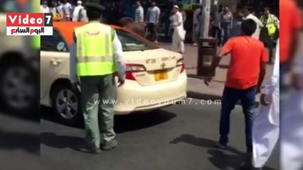 هروب عجل فى شوارع إمارة دبى