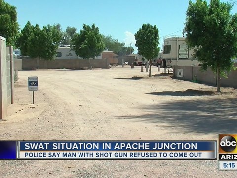 Apache Junction neighborhood evacuated after disturbance call