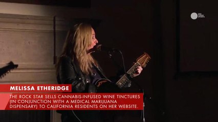 *Embargoed 9/12* Celebrites and their branded marijuana