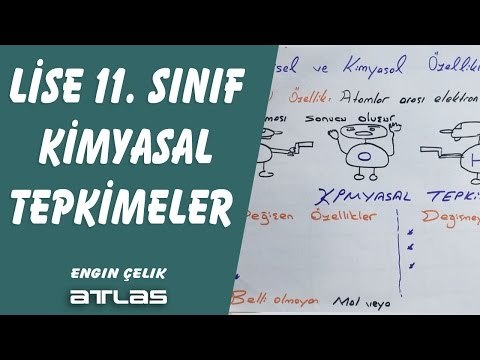 Kimyasal Tepkimeler 11.Sınıf Kimya