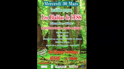 annonce du blablas agro-foresterie 30/03
