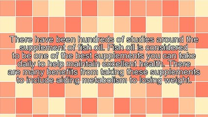 The Benefits of Taking Fish Oil Daily