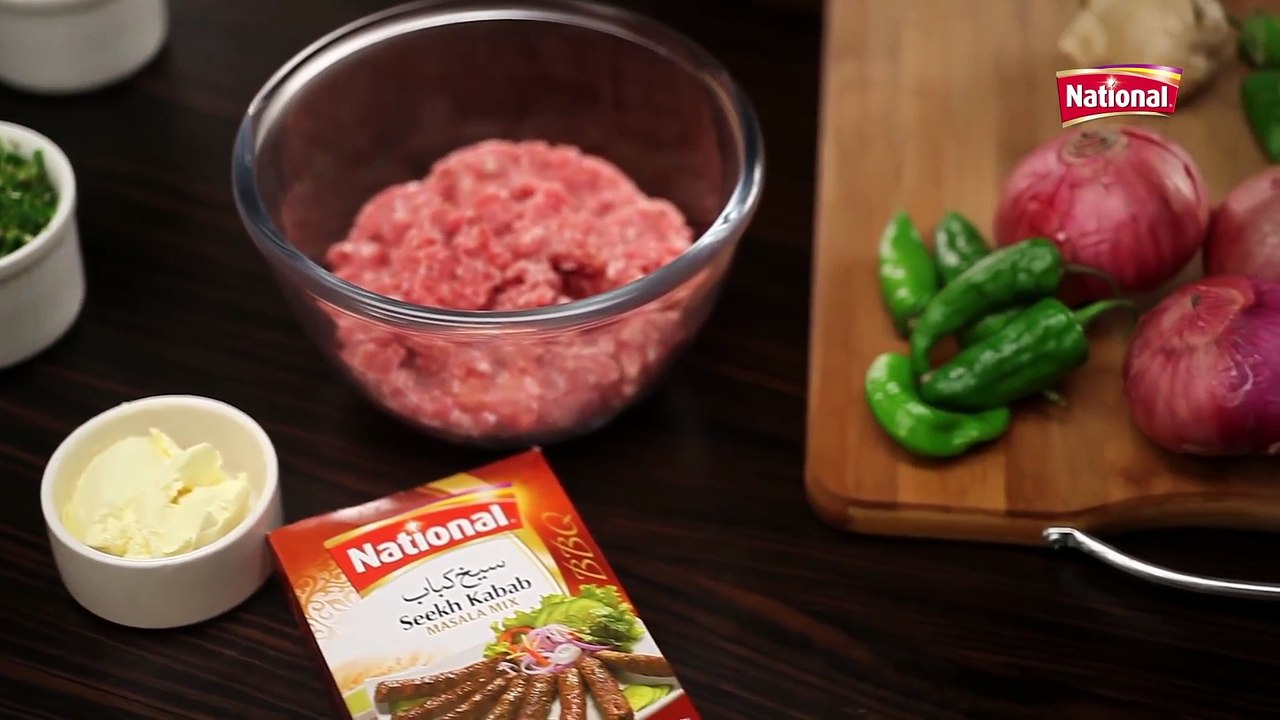 Seekh Kabab Recipe - video dailymotion