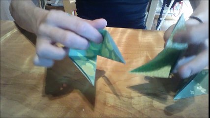 tuto berlingot dragées en origami