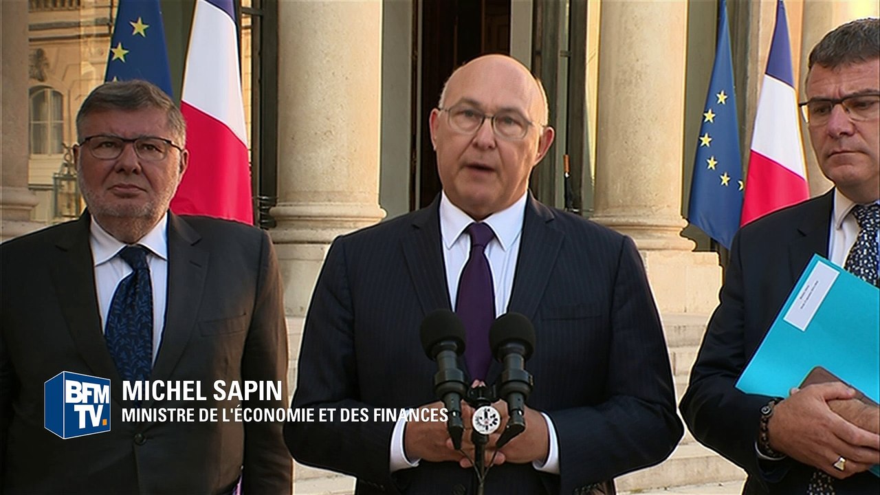 Sapin: "L"objectif est que les activités ferroviaires d'Asltom soient maintenues à Belfort"