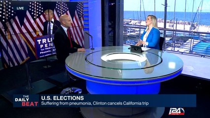Suffering from pneumonia, Clinton cancels California trip