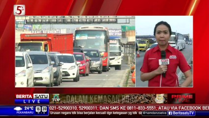 Download Video: Antrean Panjang Arus Kendaraan di Cikarang Utama