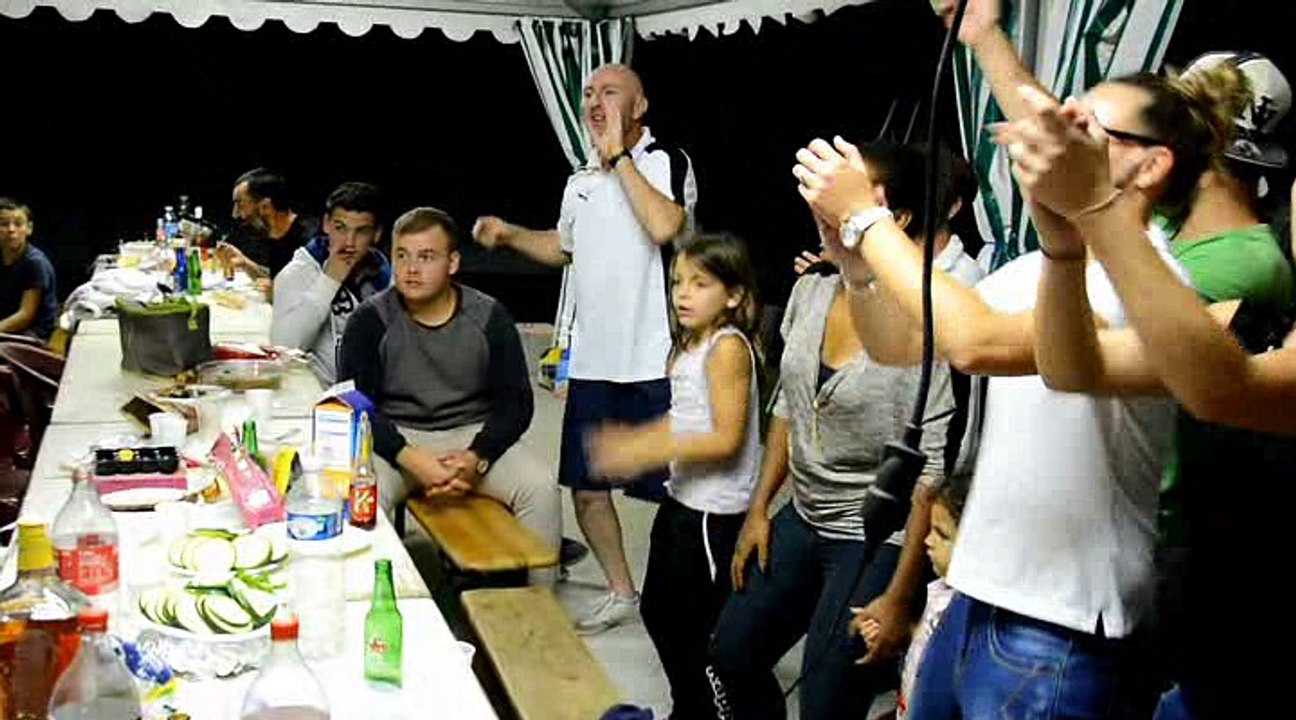 Ambiance avec les filles du Sablé FC
