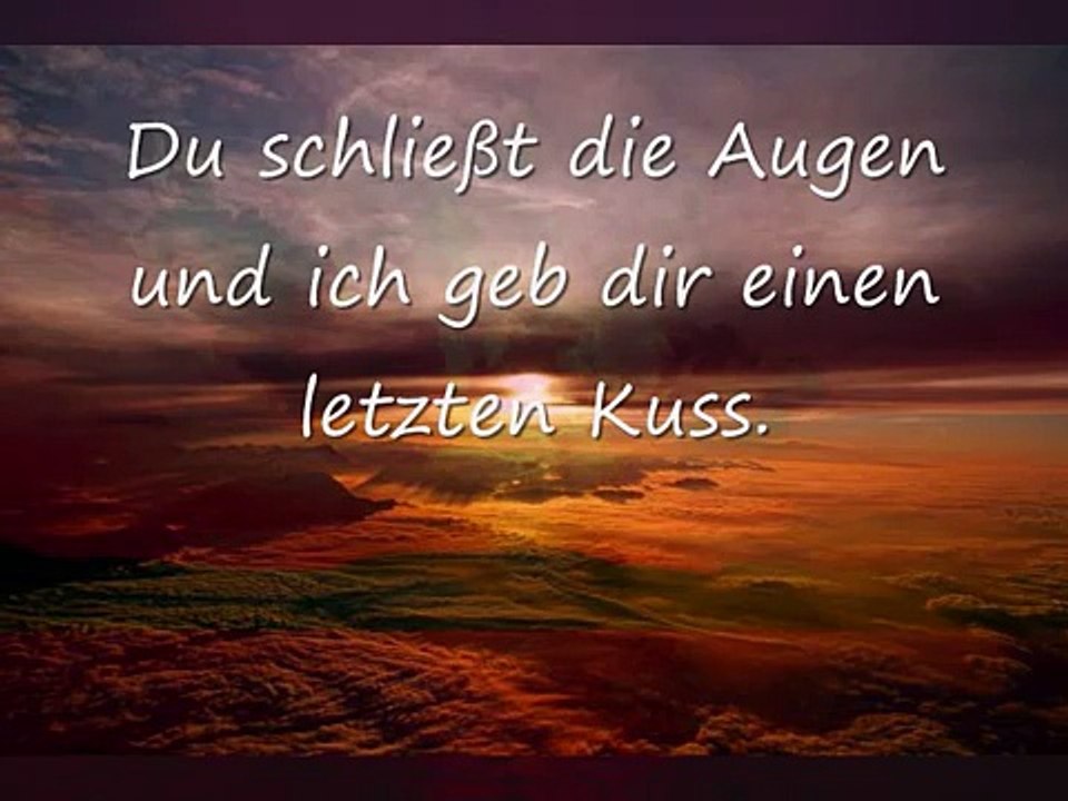 Bisou - Die erste träne fällt (Songtexte - Lyric)
