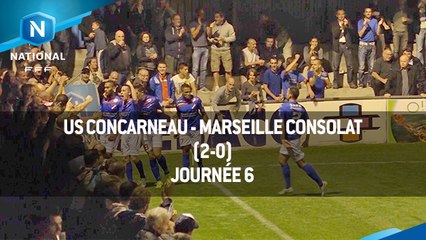 J6 : US Concarneau - Marseille Consolat (2-0), le résumé