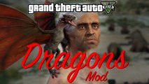 GTA V - Trevor & a DRAGON vs the O'Neil Brothers (Crystal Maze walkthrough with Dragons Mod)