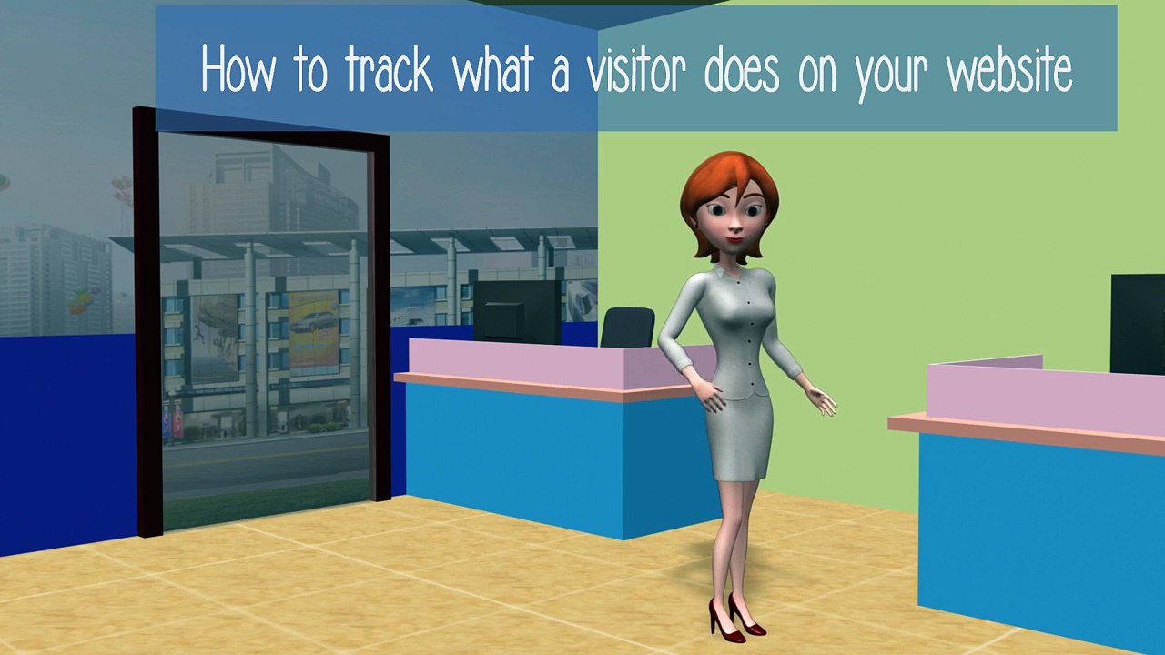 how to track what a visitors does on my website