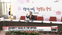Pres. Office and opposition bloc fail to agree on THAAD and approaches how to solve N. Korean threat