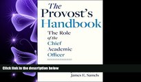 different   The Provost s Handbook: The Role of the Chief Academic Officer