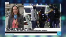 France: 3 women, 1 man and one 15-year-old boy appear before judges over terror plot