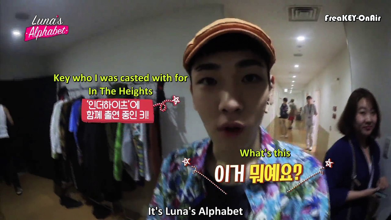 [ENG SUB]160909 Luna's Alphabet E09 Key Cut
