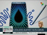 Samsung pide a usuarios no usar más su modelo Galaxy Note 7